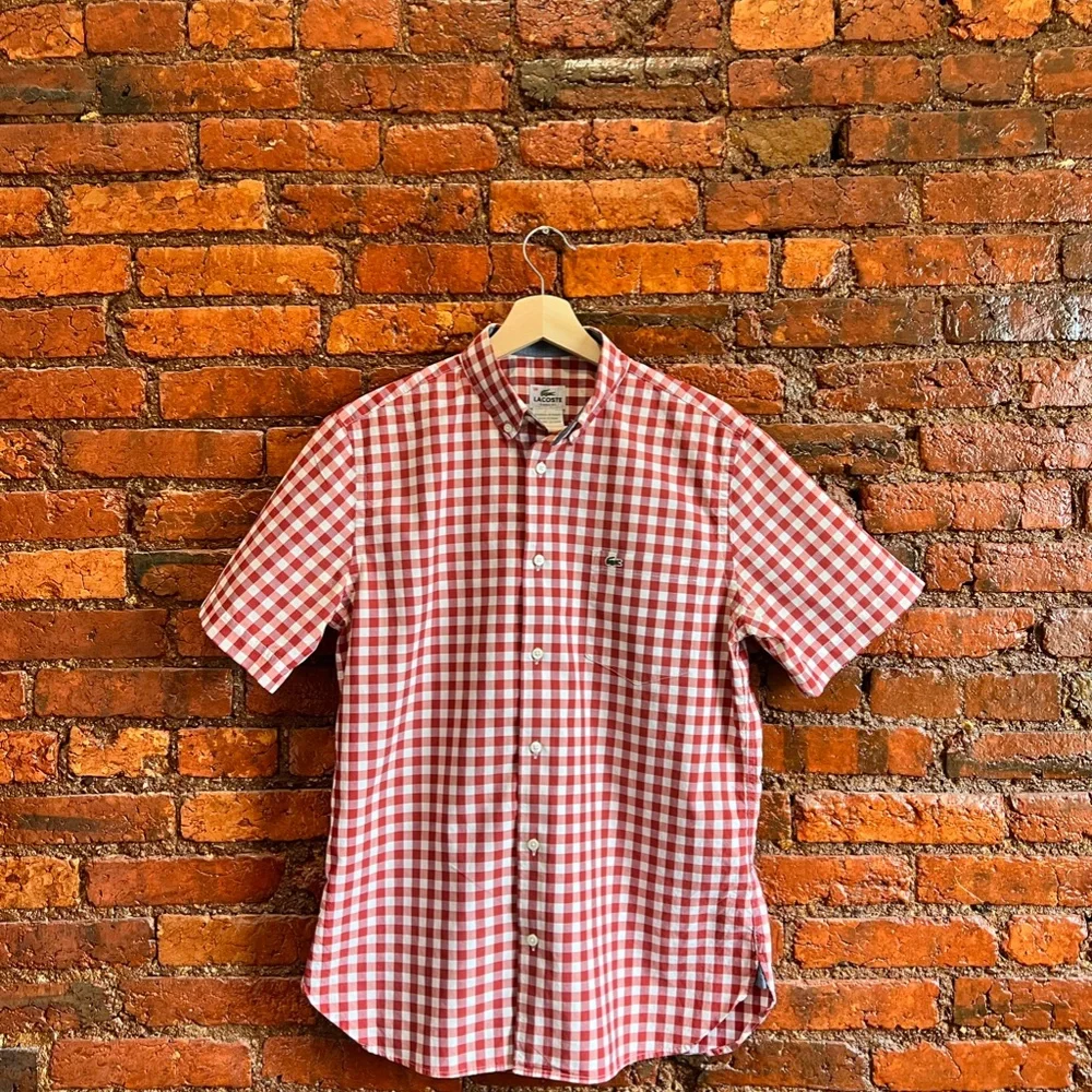 Lacoste Short Sleeve Button Down - Picture 1 of 4